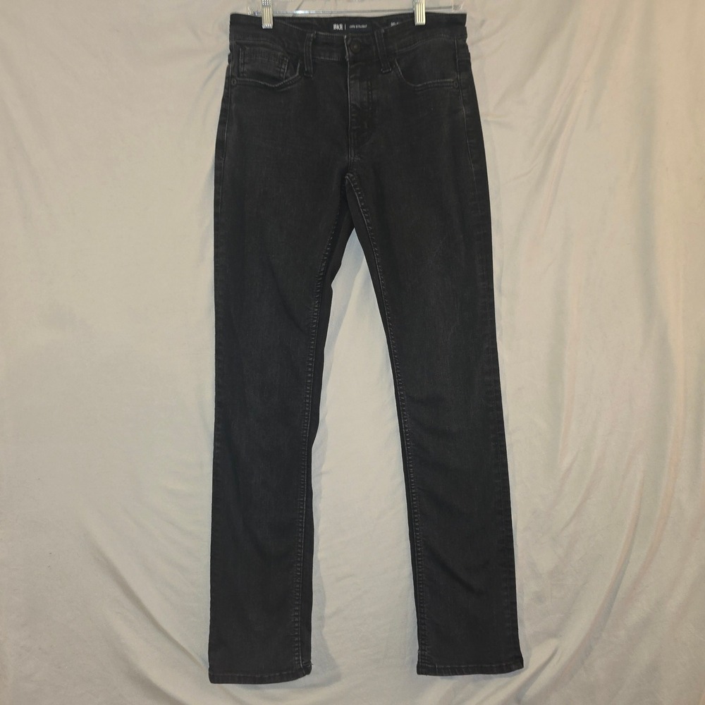 BKE Jake Straight Jeans 30x32 Women Black Stretch Denim Pants